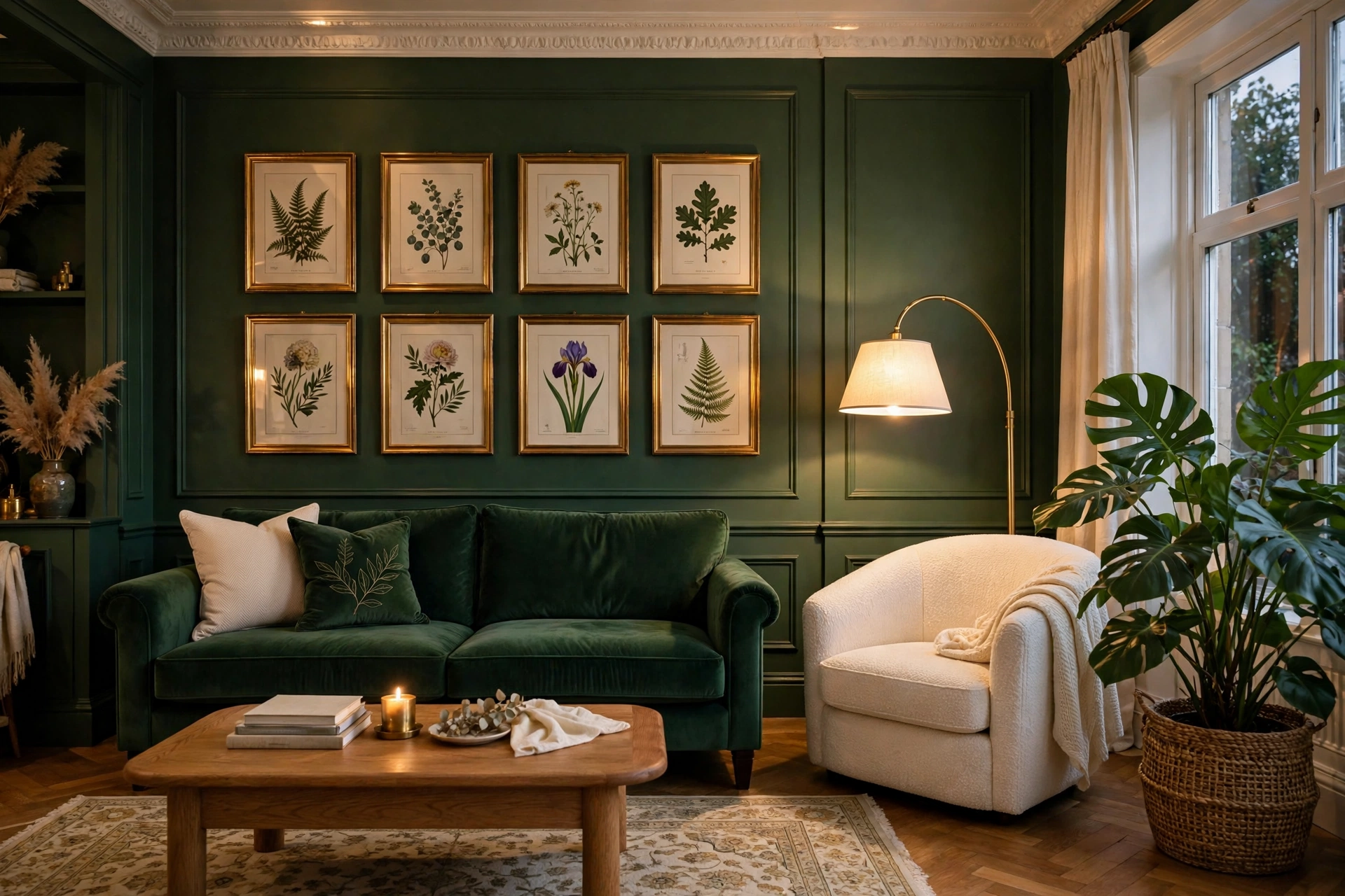 Dark Green Living Room Ideas UK: 15 Rich Looks